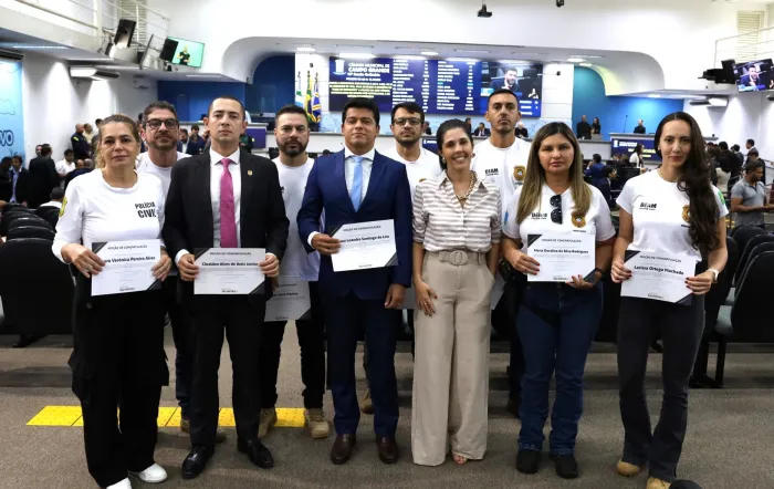 Policiais Civis recebem Moção de Congratulação da Câmara Municipal de Campo Grande