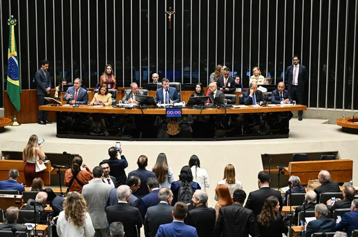 Presidida pelo deputado e ex-senador Sergio Souza, sessão solene marcou o lançamento da Agenda da Indústria 2026 - Foto: Edilson Rodrigues/Agência Senado