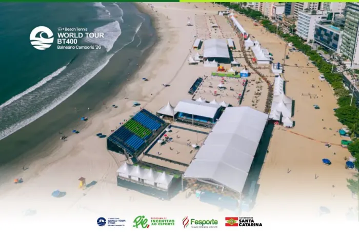 Com apoio do Governo, torneio mundial de beach tênnis reforça potencial de SC para o turismo esportivo