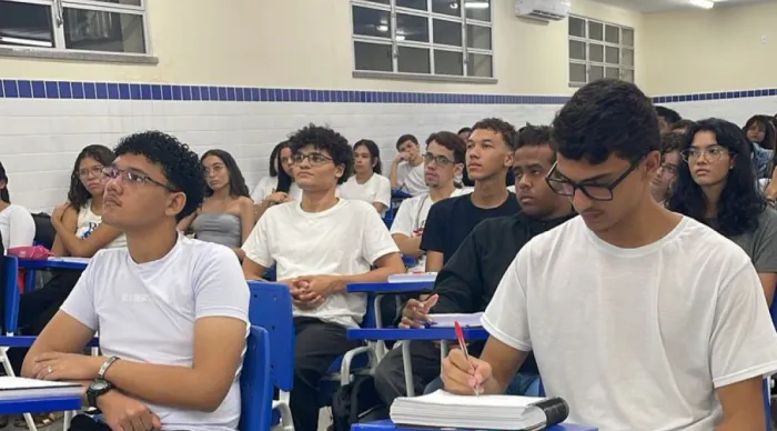 Primeiro Aulão de Atualidades e Redação do Pré-Universitário de 2026 acontece neste sábado, 28 // Foto : Ascom/ Seed