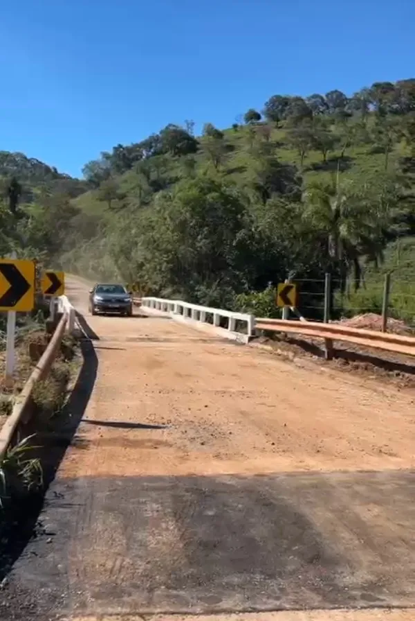 DER-MG libera tráfego em ponte da rodovia MG-030 após recuperação estrutural