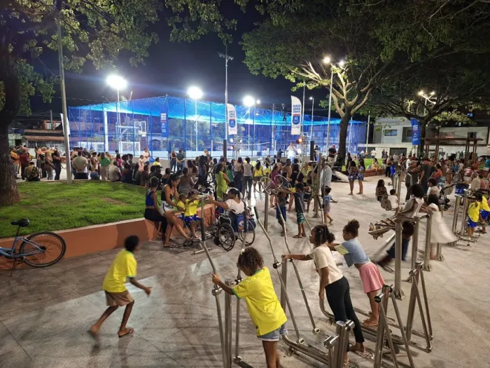 Governo do Estado inaugura reforma da Praça dos Desbravadores, em Terra Vermelha