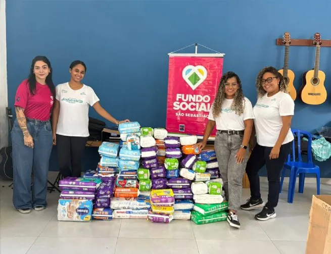 Fundo Social recebe 775 pacotes de fraldas e reforça rede de apoio no município