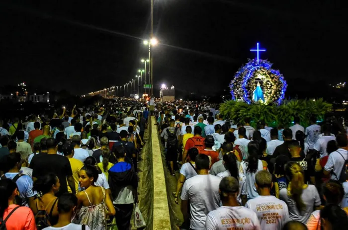 Reconhecida como manifestação da cultura nacional, a Festa da Penha teve início em 1570 - Foto: Thiago Soares/Procissão Fotográfica (Faesa)