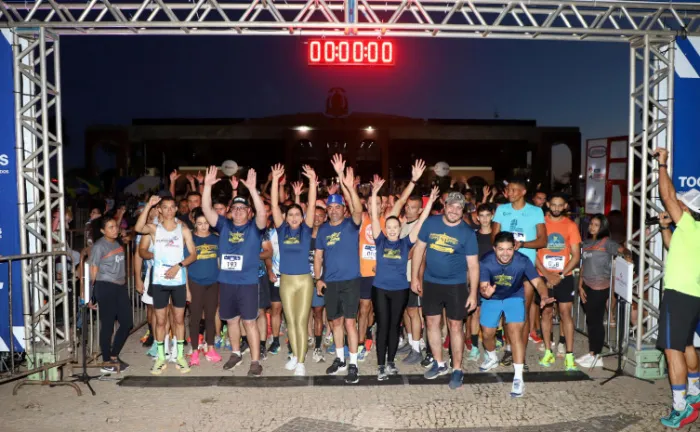 Governador Wanderlei Barbosa participou da 1ª corrida do Palácio Araguaia e reforçou a valorização da cultura, esporte e geração de oportunidades para os empreendedores tocantinenses - Foto: Ademir dos Anjos/Governo do Tocantins