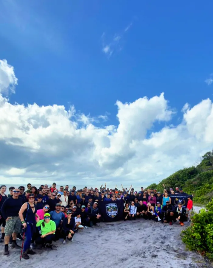 Mês da Mulher: Policiais Penais da Paraíba realizam trilha na Reserva Ecológica Praia de Jacarapé com mais de 130 participantes