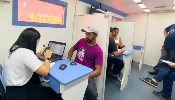 Esta semana a construção civil lidera o volume de vagas, impulsionada pelo grande número de obras em todo o estado - Mirelle Rodrigues/ Ascom Seteq