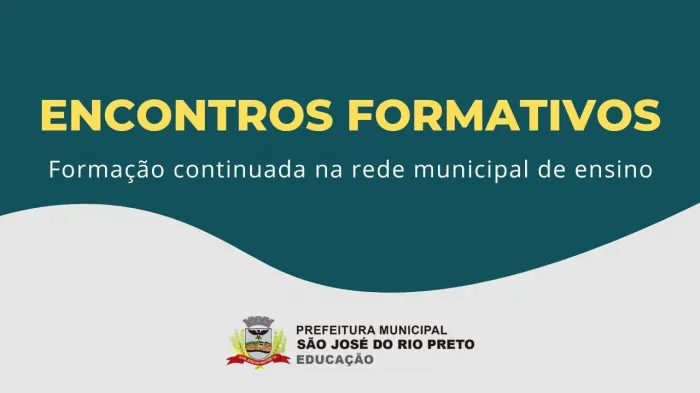 Educação promove encontros formativos para profissionais da rede