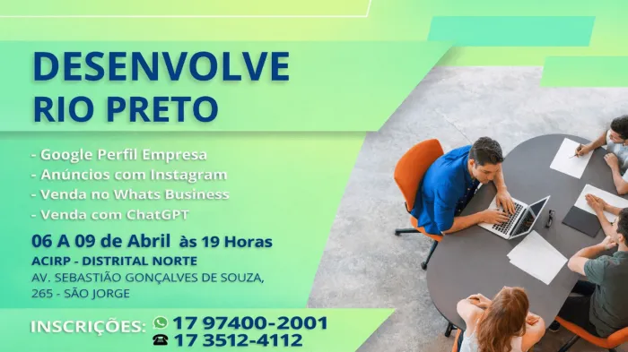 Desenvolve Rio Preto abre curso gratuito de vendas digitais