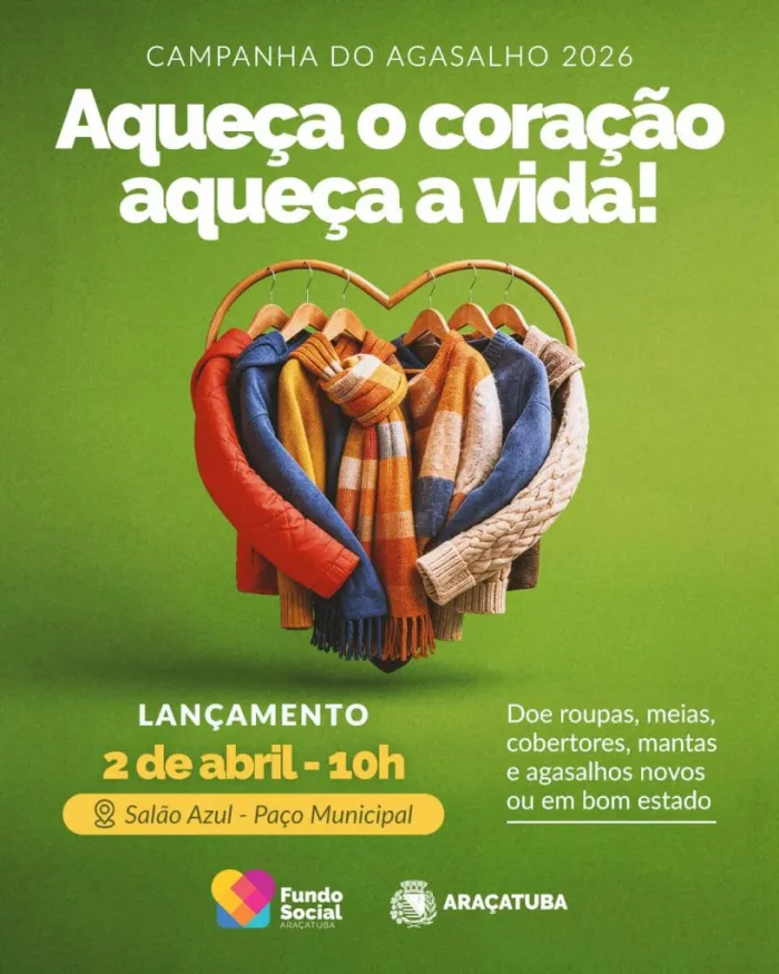 Foto: Reprodução/Prefeitura de Araçatuba - SP