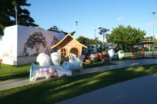 Megaestrutura garante segurança na Páscoa do Parque da Cidade