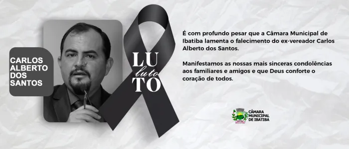 Nota de Pesar: Carlos Alberto dos Santos