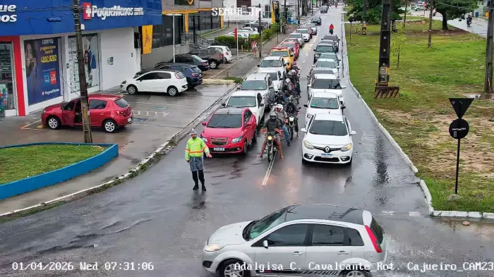 No primeiro dia de abril, chove mais da metade da média histórica registrada para todo o mês em João Pessoa