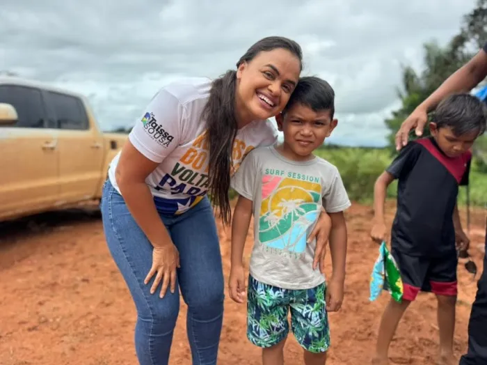  Deputada Dra. Taíssa durante o evento (Podemos) (Foto: Assessoria Parlamentar)