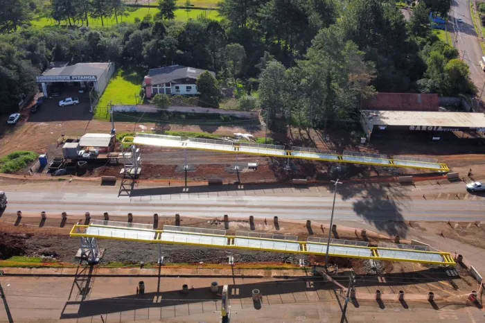 Pitanga terá interdição de rodovia na quarta para avanço em obra de nova passarela