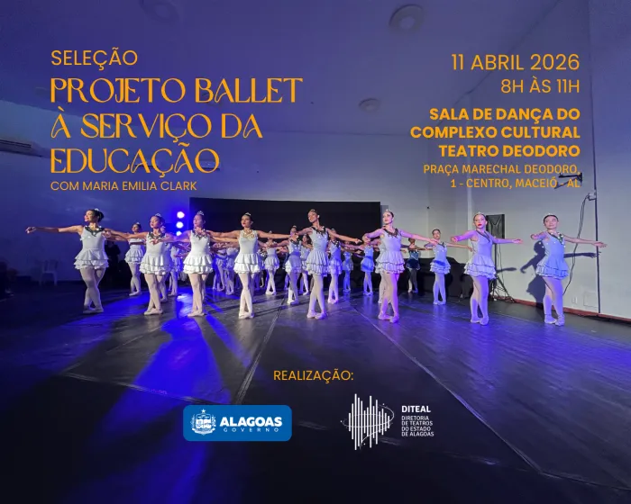 Diteal realiza seleção para o projeto Ballet à Serviço da Educação
