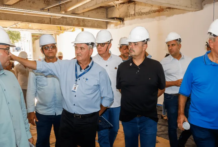 Governo de Minas vistoria obras do ambulatório de quimioterápicos da Casa de Saúde Padre Damião, em Ubá