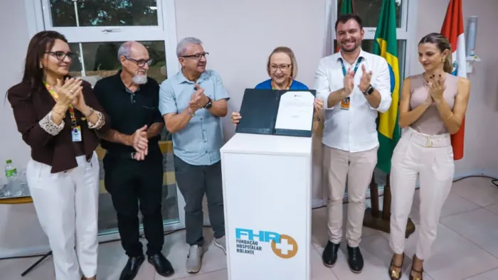 Anúncio foi realizado nesta quinta-feira pela secretária Arita Bergmann em visita à instituição -Foto: Arthur Vargas/Ascom SES