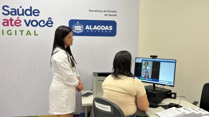 Com atendimento 24 horas, programa Saúde Até Você Digital garante mais agilidade - Brunno Afonso / Ascom Hospital Metropolitano de AL