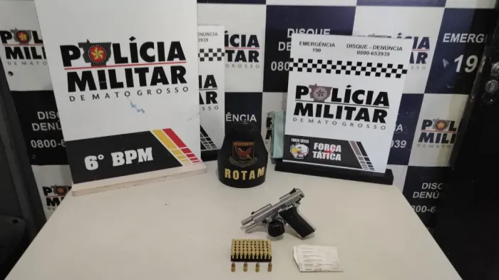 Polícia Militar prende em flagrante suspeito de homicídio em Cáceres