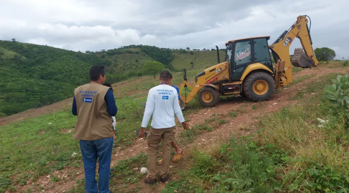 Adema flagra desmatamento irregular e interrompe atividade ilegal em Gararu