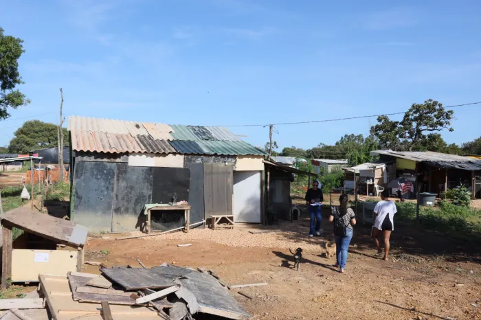 Visita percorreu o setor e ouviu os moradores locais - Crédito da foto: Francisco Barros