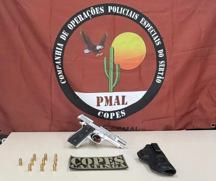 PM prende homem por posse irregular de arma de fogo em Maribondo