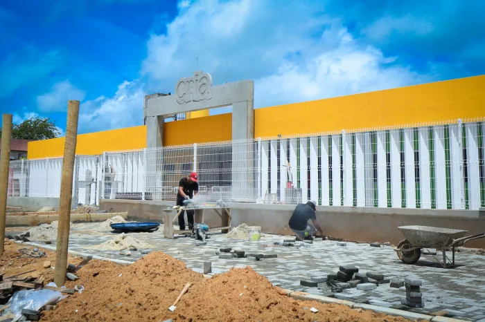 A nova creche está prevista para ser entregue ainda este mês - Alexandre Teixeira