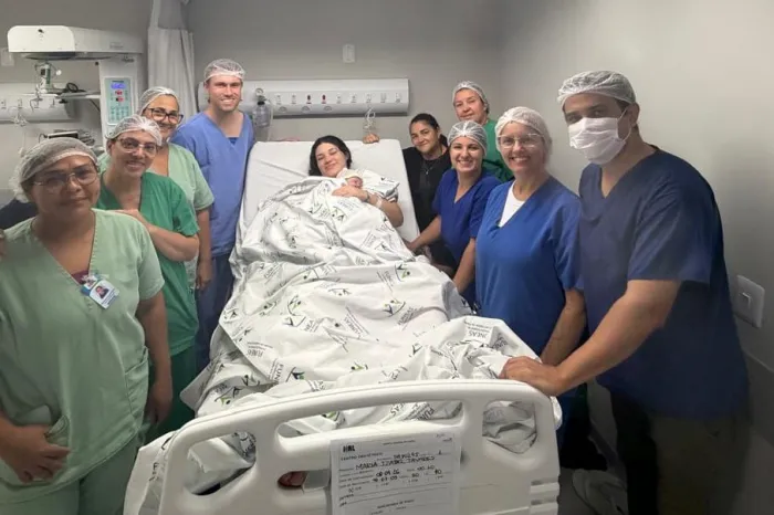 Nasce Helena, primeira bebê da nova Maternidade de Paranaguá