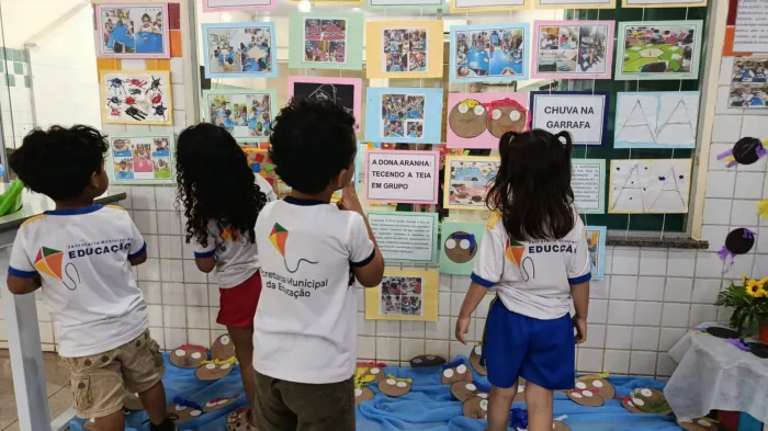 Cmei Sonho de Criança encerra 1º bimestre com mostra interativa aberta às famílias