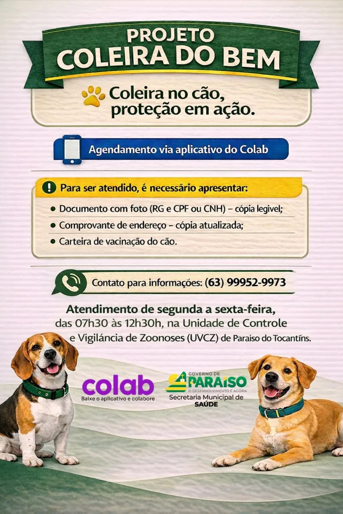 Foto: Reprodução/Prefeitura de Paraíso - TO