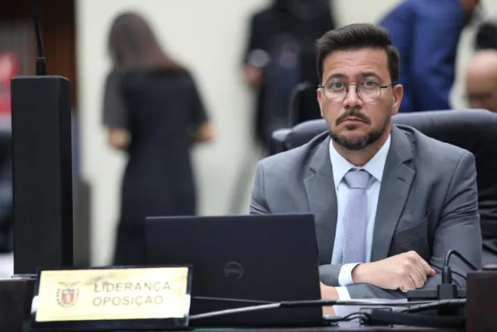 Deputado Arilson Chiorato (PT), líder da Oposição na Casa. - Créditos: Orlando Kissner/Alep