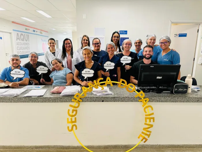 Ação integrada reforça práticas seguras e o cuidado humanizado na unidade - Cláudia Valéria Oliveira