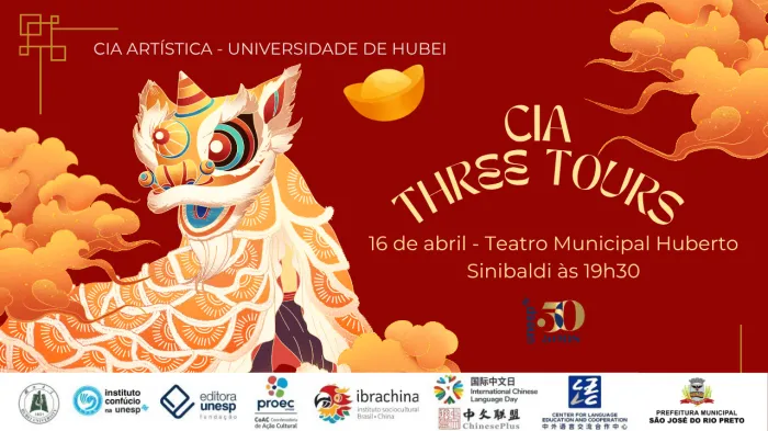 Espetáculo chinês celebra 50 anos da Unesp em Rio Preto