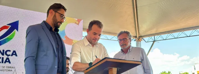 Governo de Minas e Prefeitura de Santa Luzia assinam ordem de início para construção de terminal metropolitano