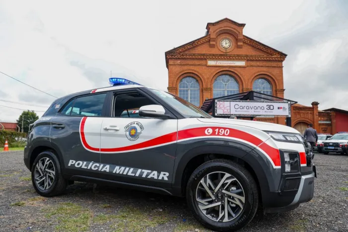 Desde 2023, o Governo de São Paulo entregou 3,2 mil viaturas, representando um investimento de R$ 714,5 milhões para as forças de segurança em todo o estado. Foto: Divulgação/Governo de SP.