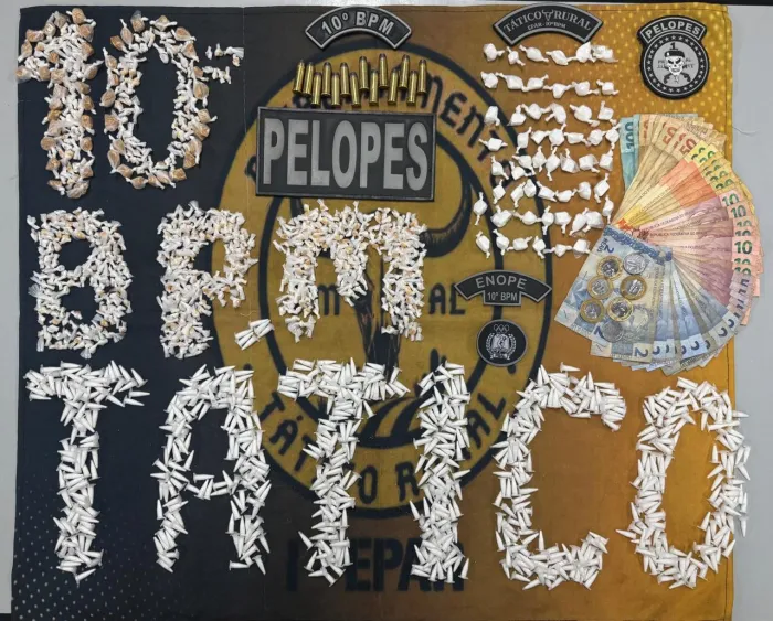 Polícia Militar apreende mais de 1,4 mil porções de entorpecentes durante operação em Palmeira dos Índios