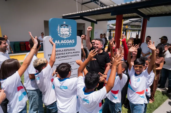 Evento contou com a participação dos mais de 300 alunos já matriculados na escola - Edvan Ferreira / Agência Alagoas