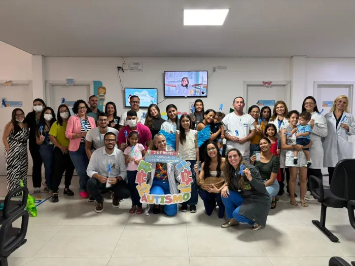 Pais e filhos participaram de quiz sobre autismo - Nataly Lopes / Ascom Hospital da Criança de Alagoas