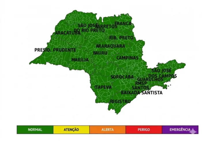 Araçatuba e região permanecem em área livre de temporal até domingo