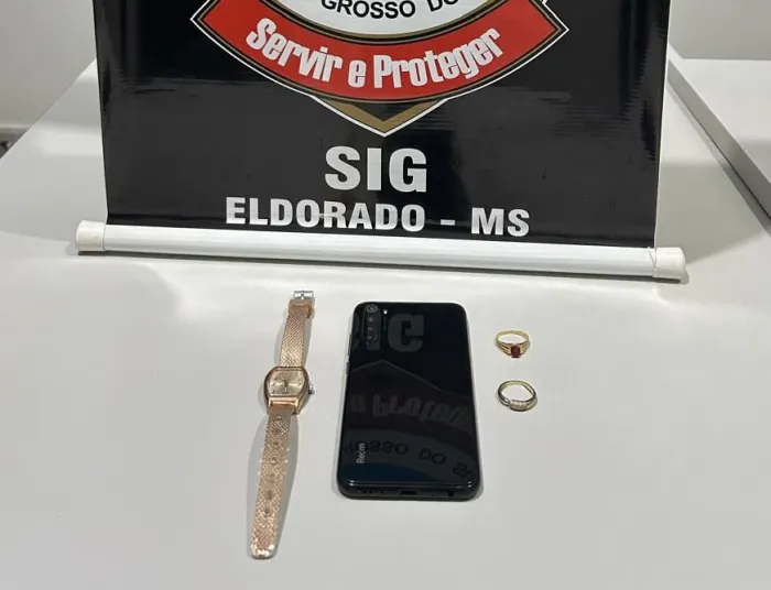 Polícia Civil elucida roubo, recupera joia de alto valor e autua receptador em Eldorado