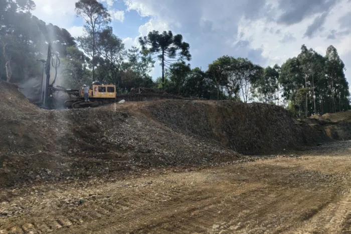 PRC-466 entre Turvo e Palmeirinha terá detonação de rochas na próxima quinta-feira