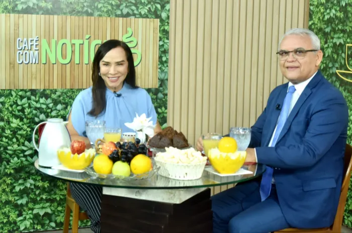 A jornalista Elda Borges recebeu Wellington Beckman no Café desta sexta-feira