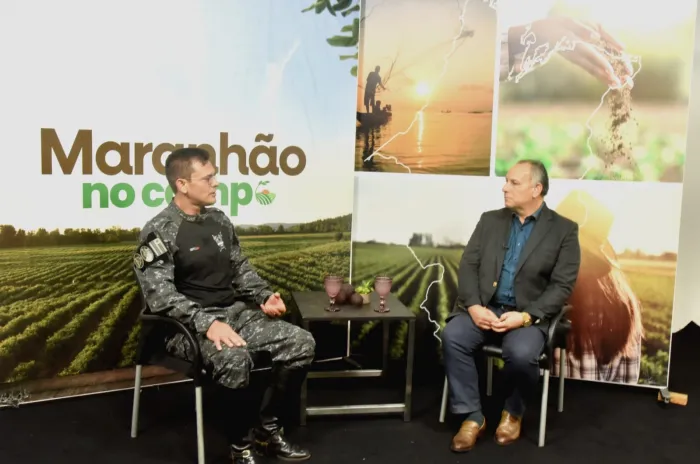 Apresentador Mário Porto conversou com o Major Aulino Lopes, que falou sobre o trabalho desenvolvido pelo Centro de Equoterapia da Polícia Militar