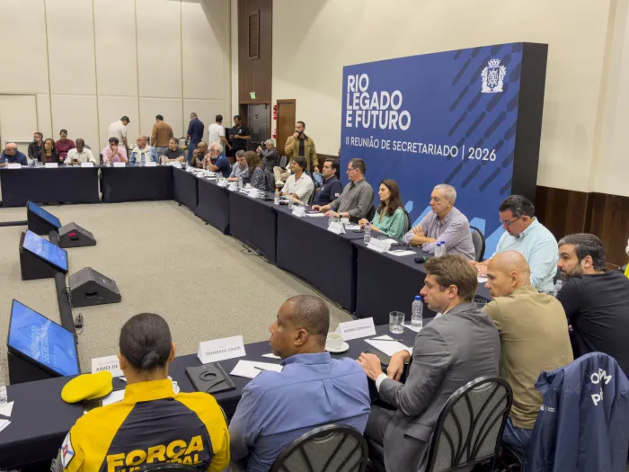 Prefeitura do Rio realiza segunda reunião de secretariado de 2026