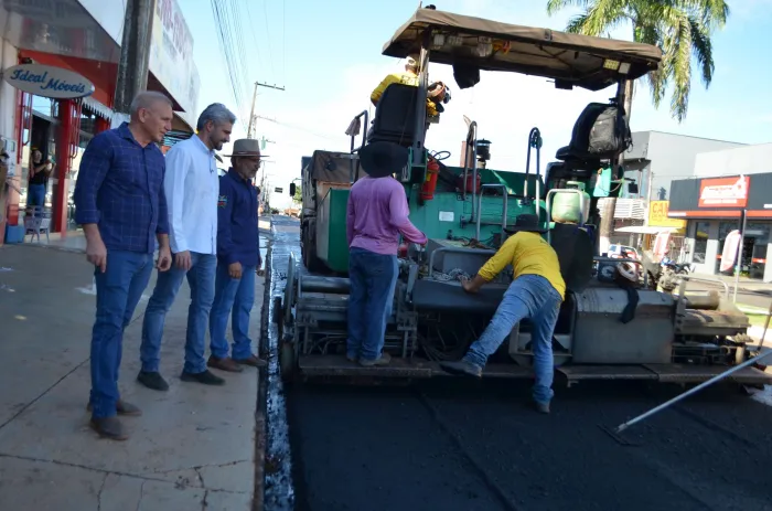  Trabalhos estão a todo vapor em Cerejeiras (Foto: Alexandre Almeida I Secom ALE/RO)