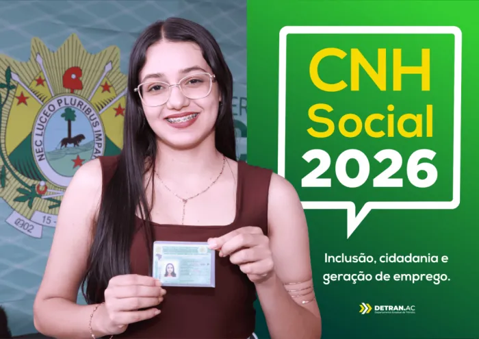 Abertas as inscrições para o Programa CNH Social 2026