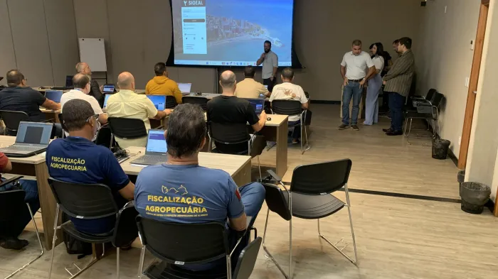 Fiscais participam de treino sobre Modulo de Fiscalização do Sistema de Gestão Agropecuária