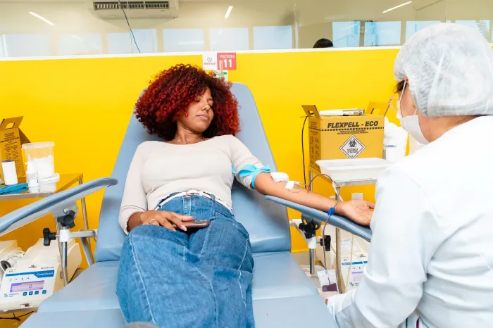 Para doar sangue é necessário estar bem de saúde - Micael Oliveira / Ascom Sesau