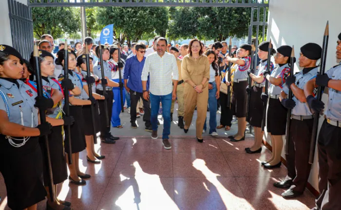 Governador Wanderlei Barbosa reafirma compromisso com a educação ao entregar reforma de colégio militar, no valor de R$ 3,2 milhões, em Colinas 